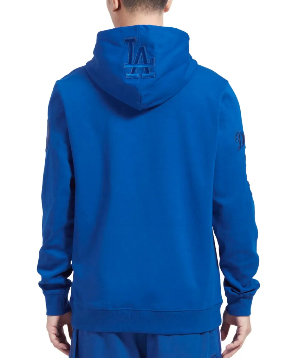 Pro Standard Los Angeles Dodgers Triple Tonal Dk Po Hoodie - Blue