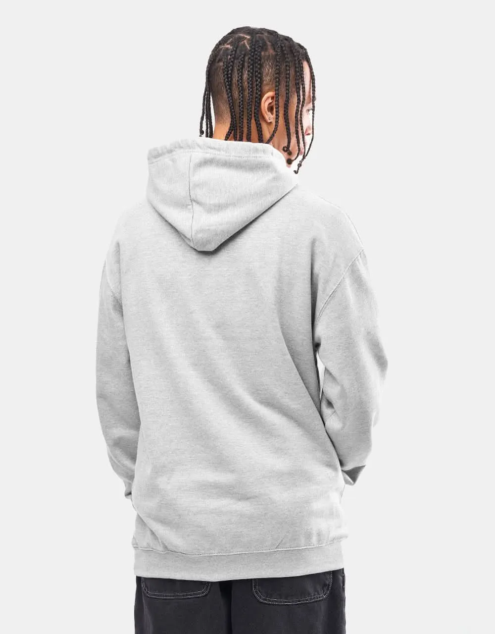 Quasi Bighap Pullover Hoodie - Heather Grey