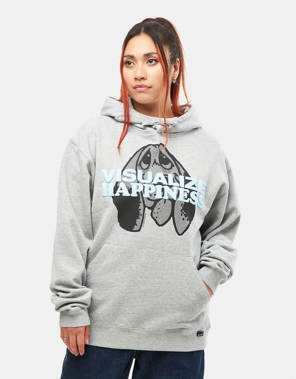 Quasi Bighap Pullover Hoodie - Heather Grey