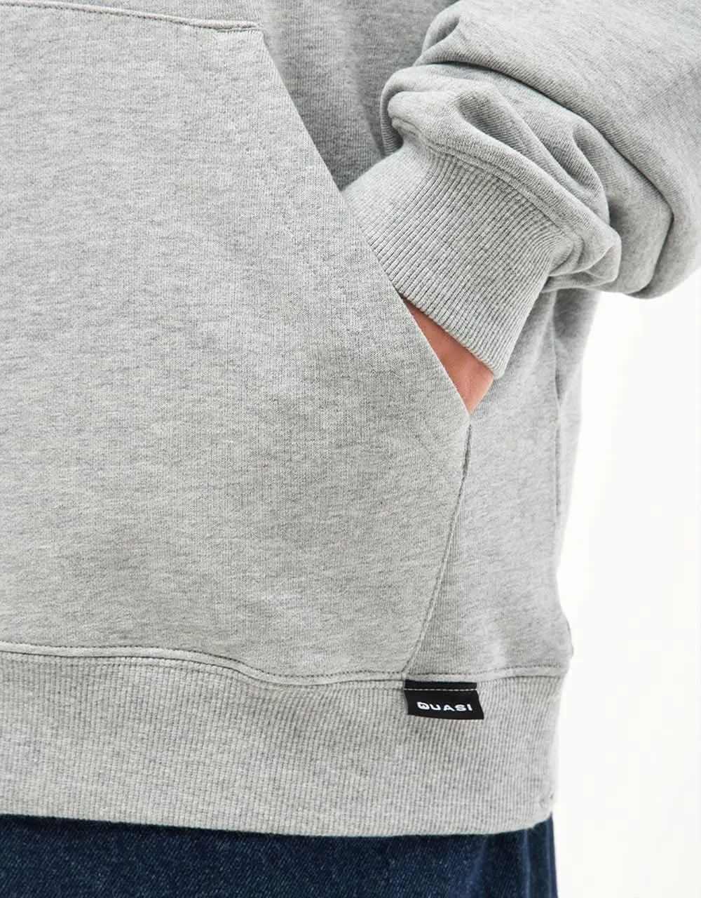 Quasi Bighap Pullover Hoodie - Heather Grey