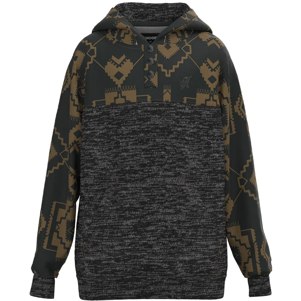 "Jimmy" Black w/Tan Aztec Hoody