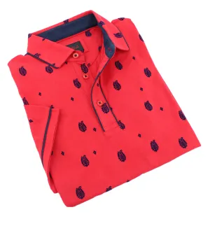 Red Flocking Polo