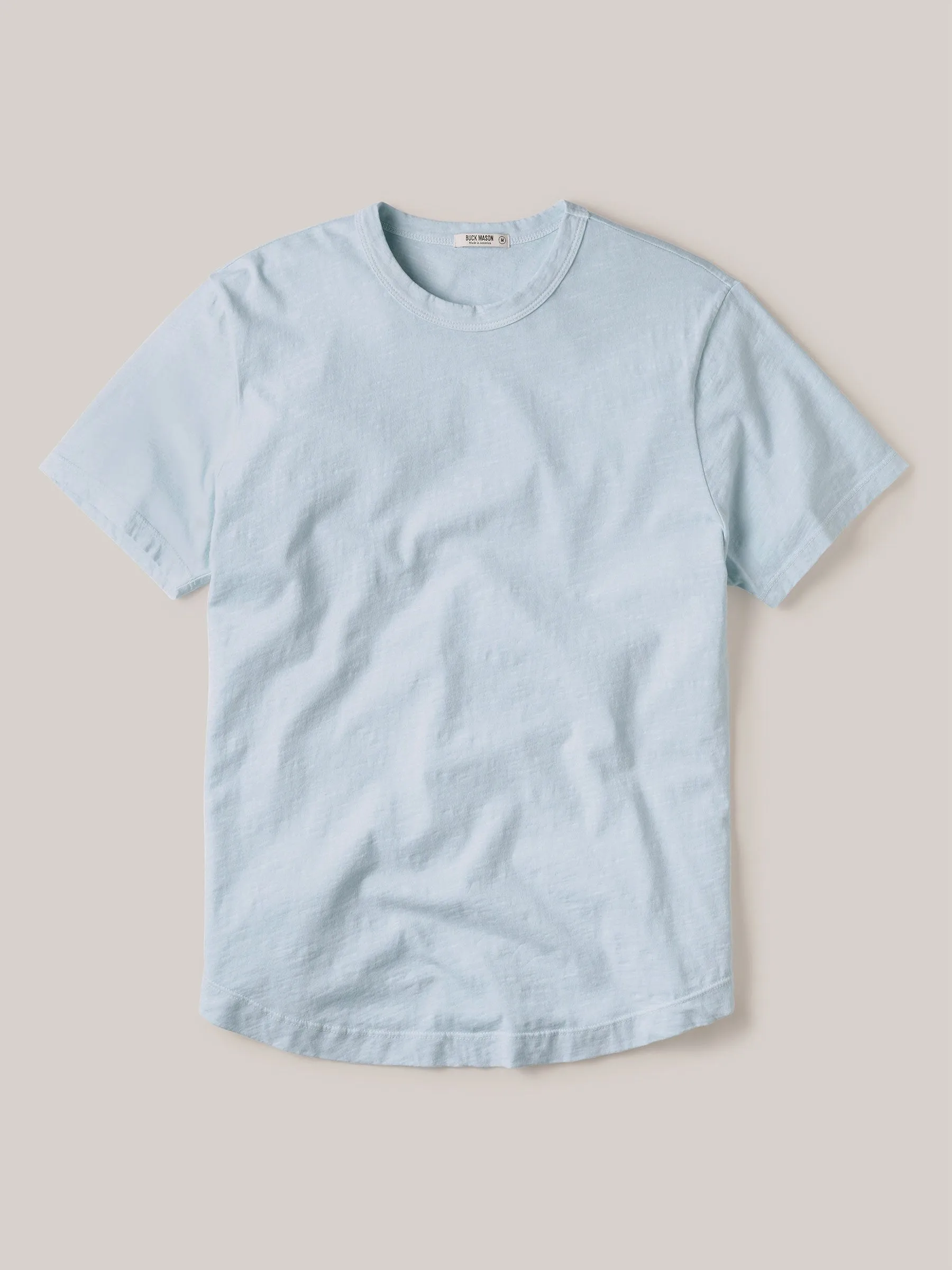 Riviera Slub Curved Hem Tee