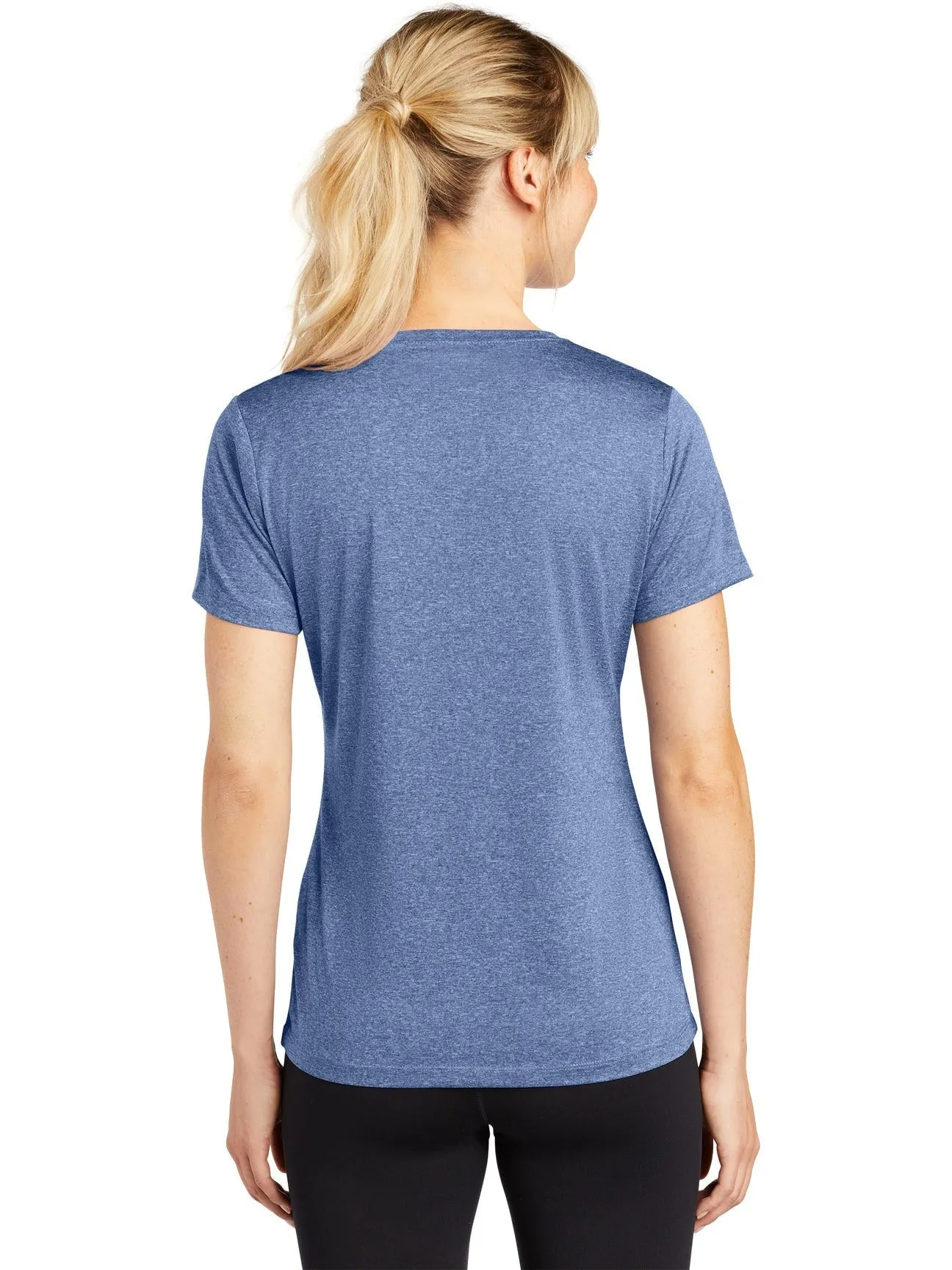 Sport-Tek Ladies Heather Contender Scoop Neck Tee