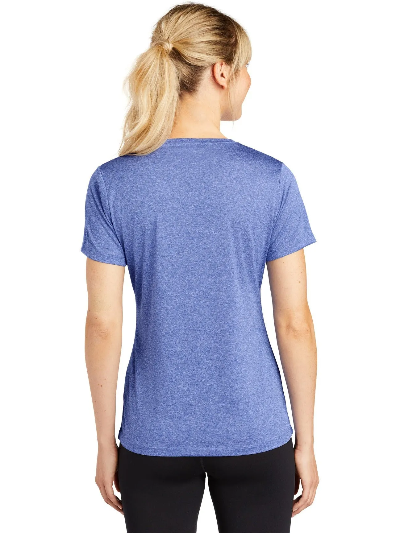 Sport-Tek Ladies Heather Contender Scoop Neck Tee