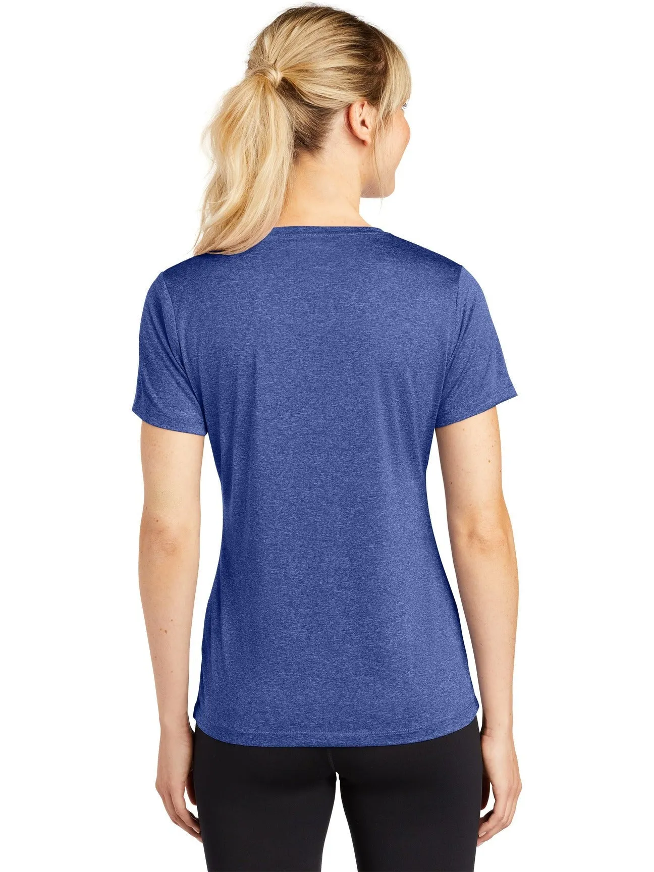 Sport-Tek Ladies Heather Contender Scoop Neck Tee