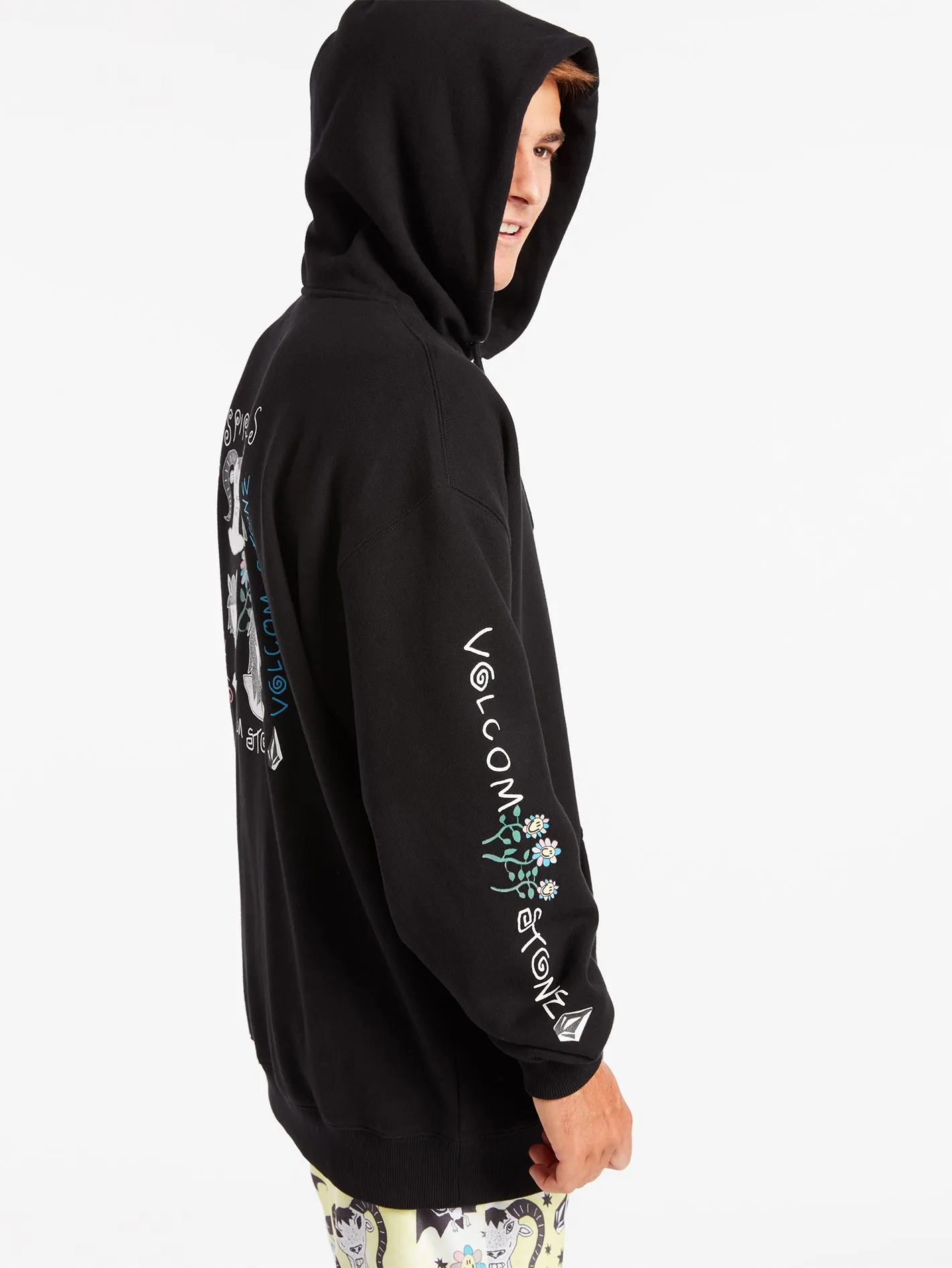 Surf Vitals Ozzy Wrong Hoodie - Black