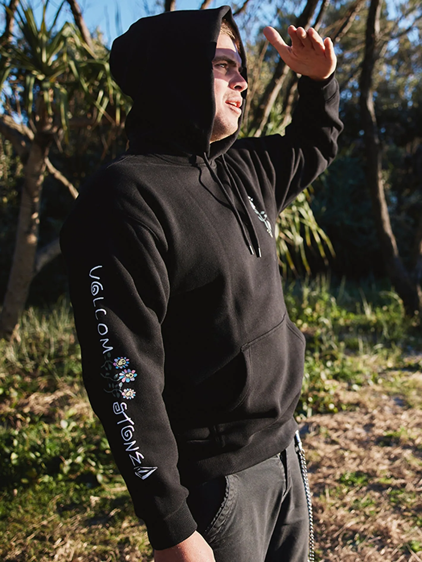 Surf Vitals Ozzy Wrong Hoodie - Black