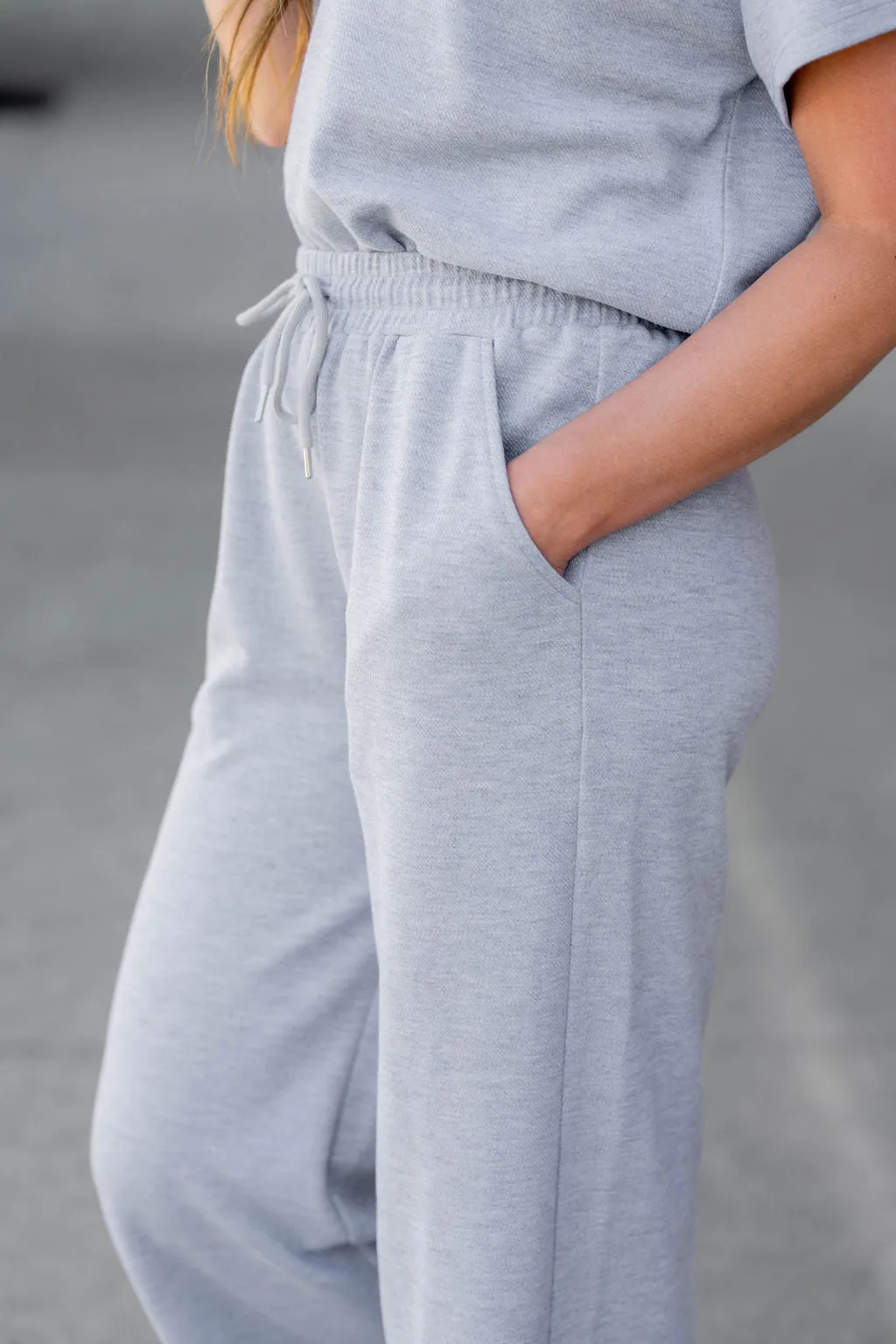 Textured Relaxed Pants