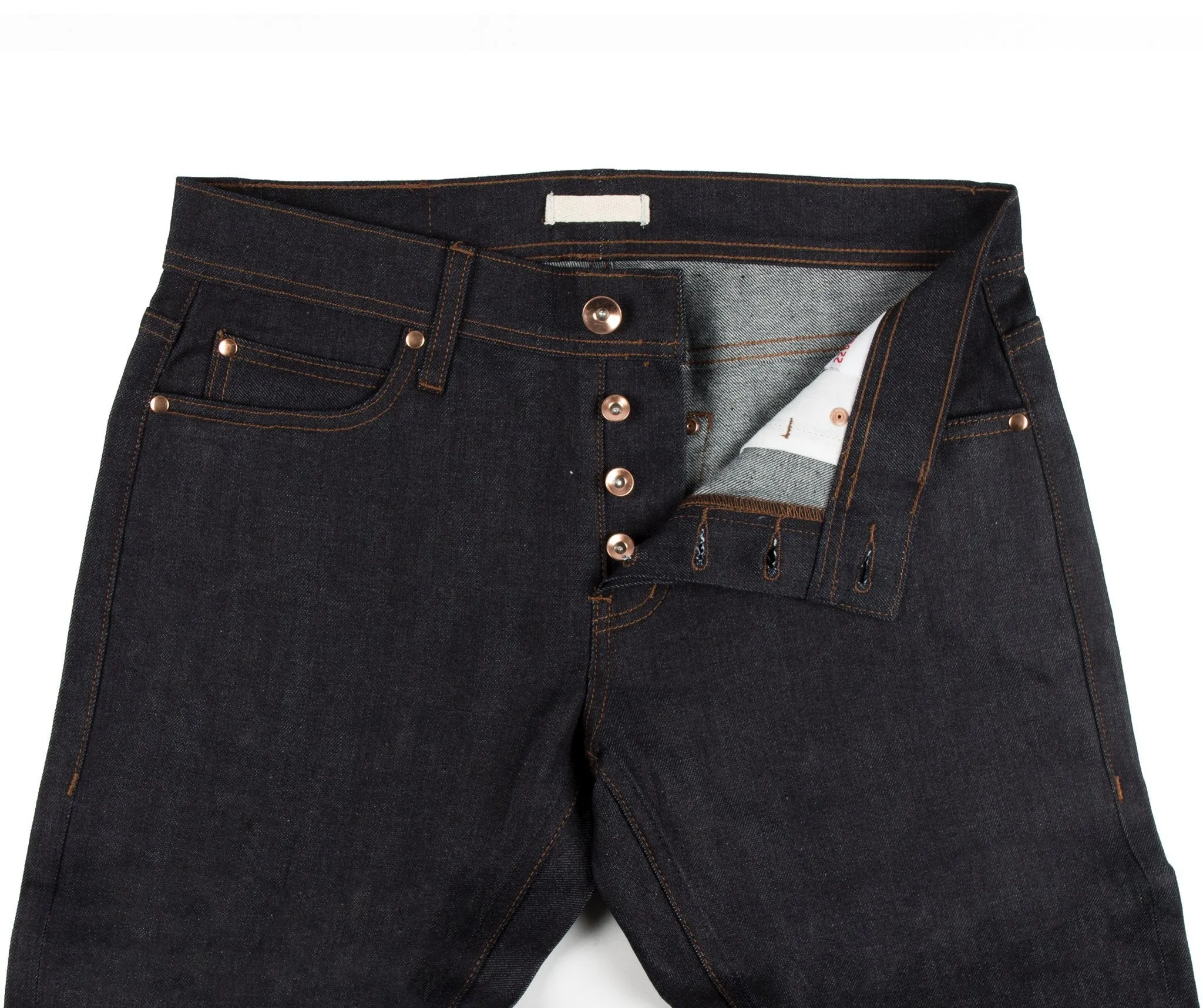 THE UNBRANDED BRAND - 11oz Indigo Stretch Selvedge Denim