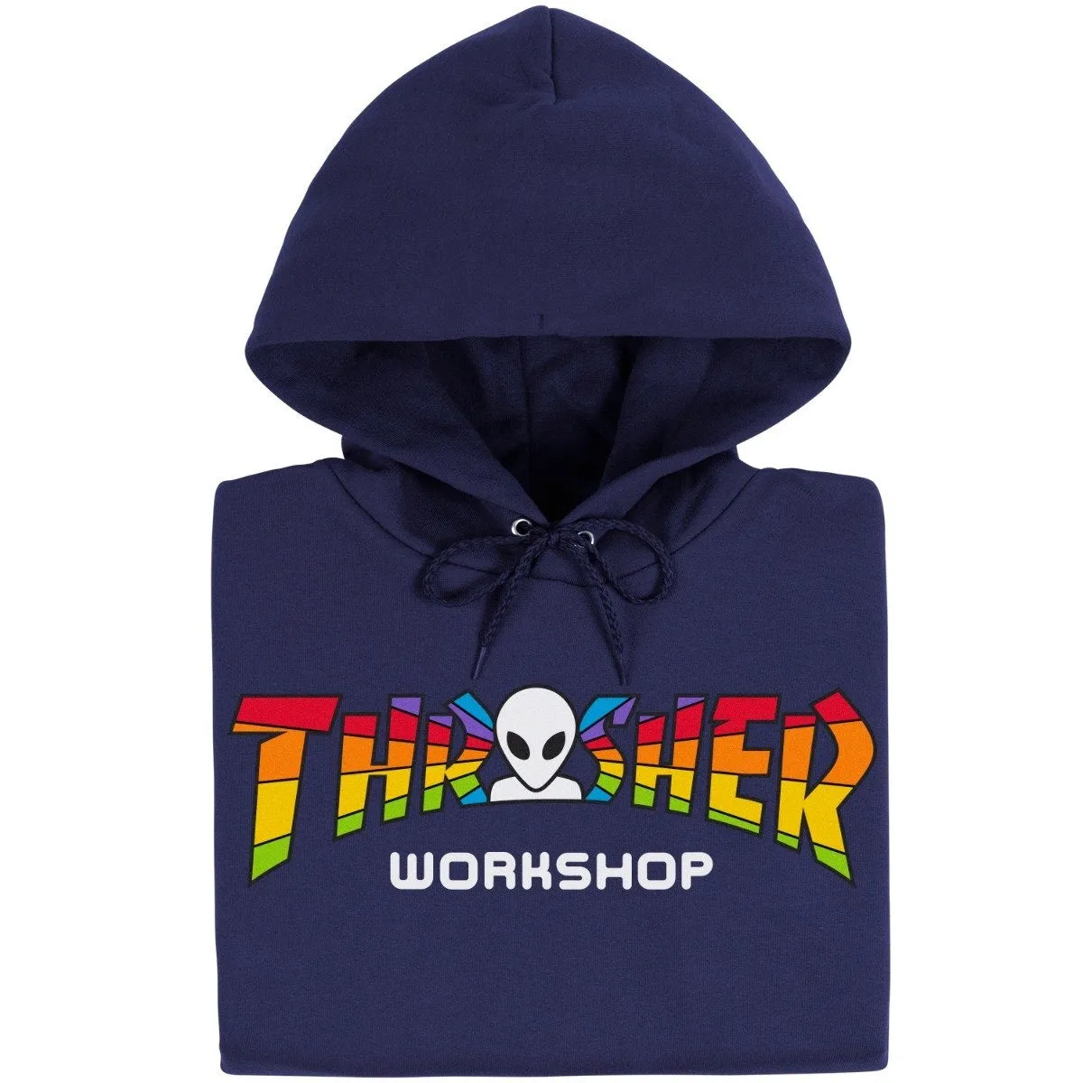 Thrasher - X AWS Spectrum Hoodie Navy