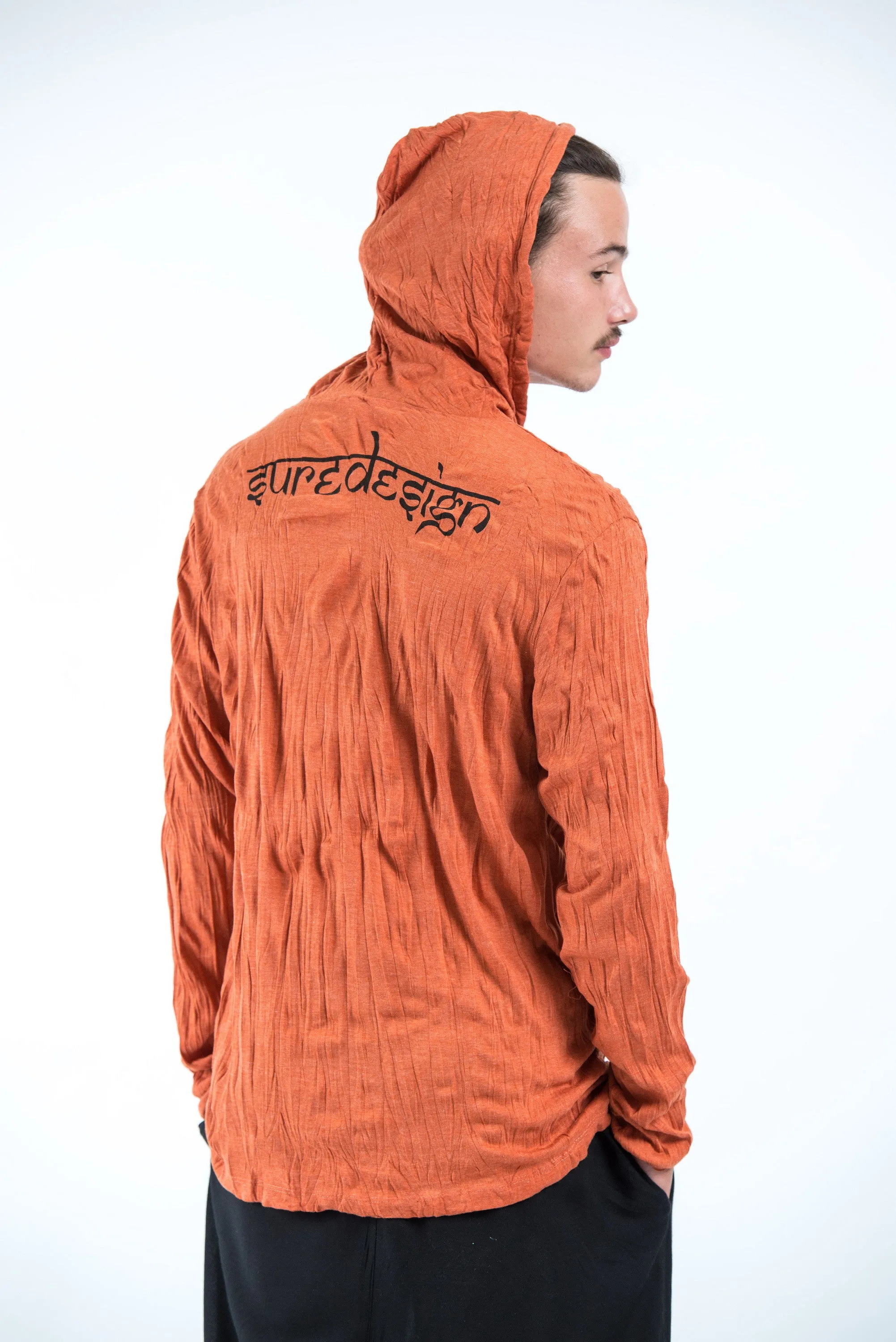 Unisex Celtic Tree Hoodie in Orange