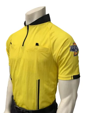 USA900IN-YW "PERFORMANCE MESH" "IHSAA" Yellow Short Sleeve Soccer Shirt (3 Options Available)