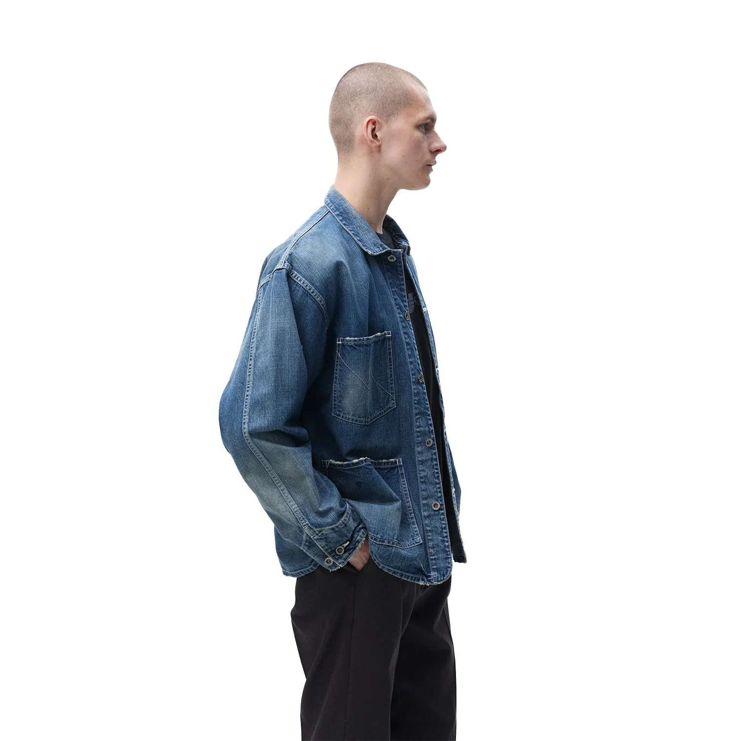 Washed Coverall Jacket