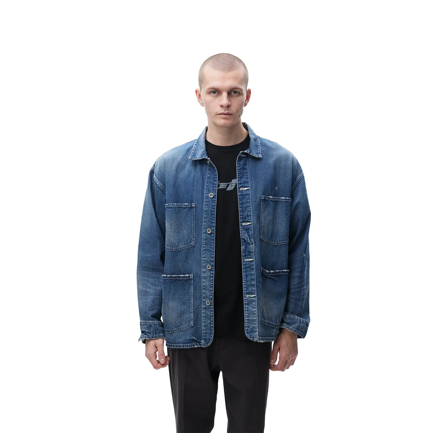 Washed Coverall Jacket