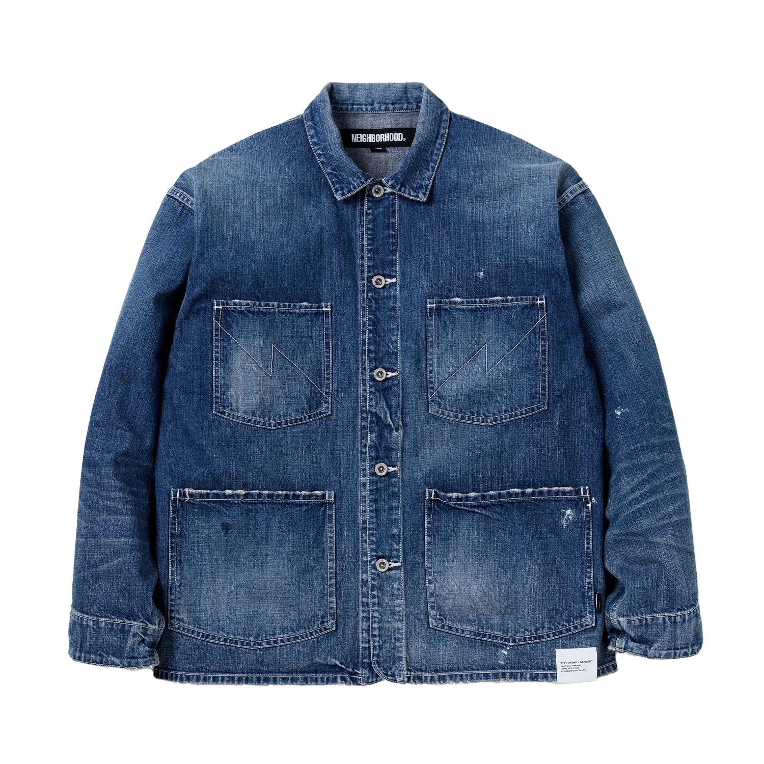 Washed Coverall Jacket