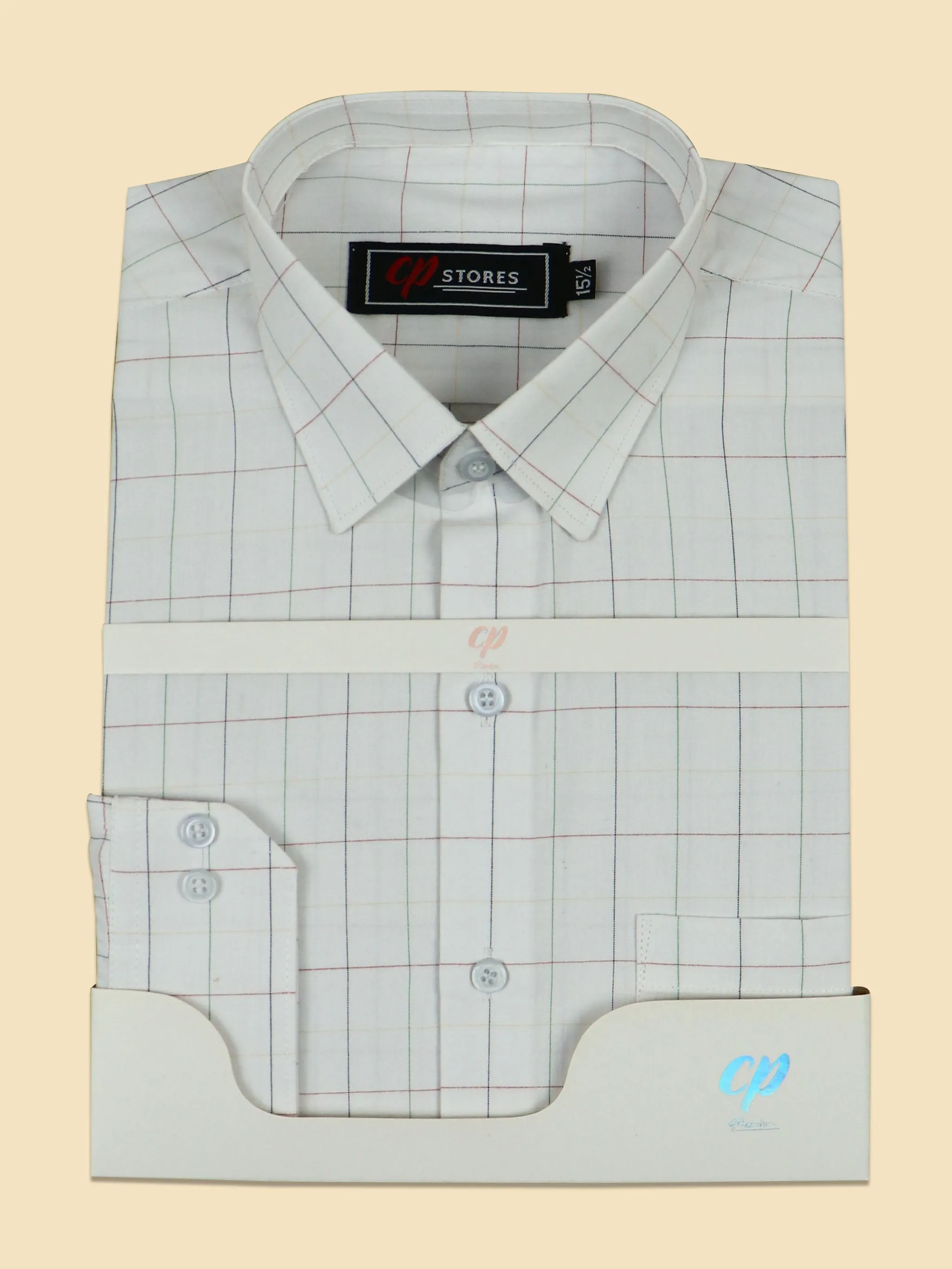 White Formal Dress Shirt For Men MFS129