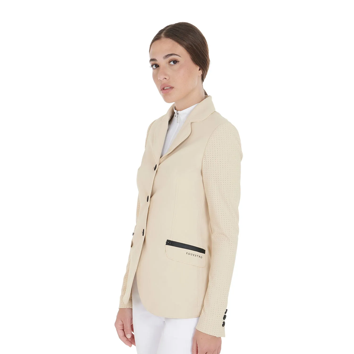 Women's Competition Jacket with Perforated Inserts