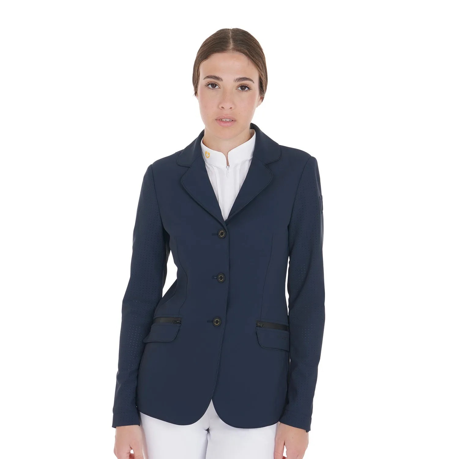 Women's Competition Jacket with Perforated Inserts