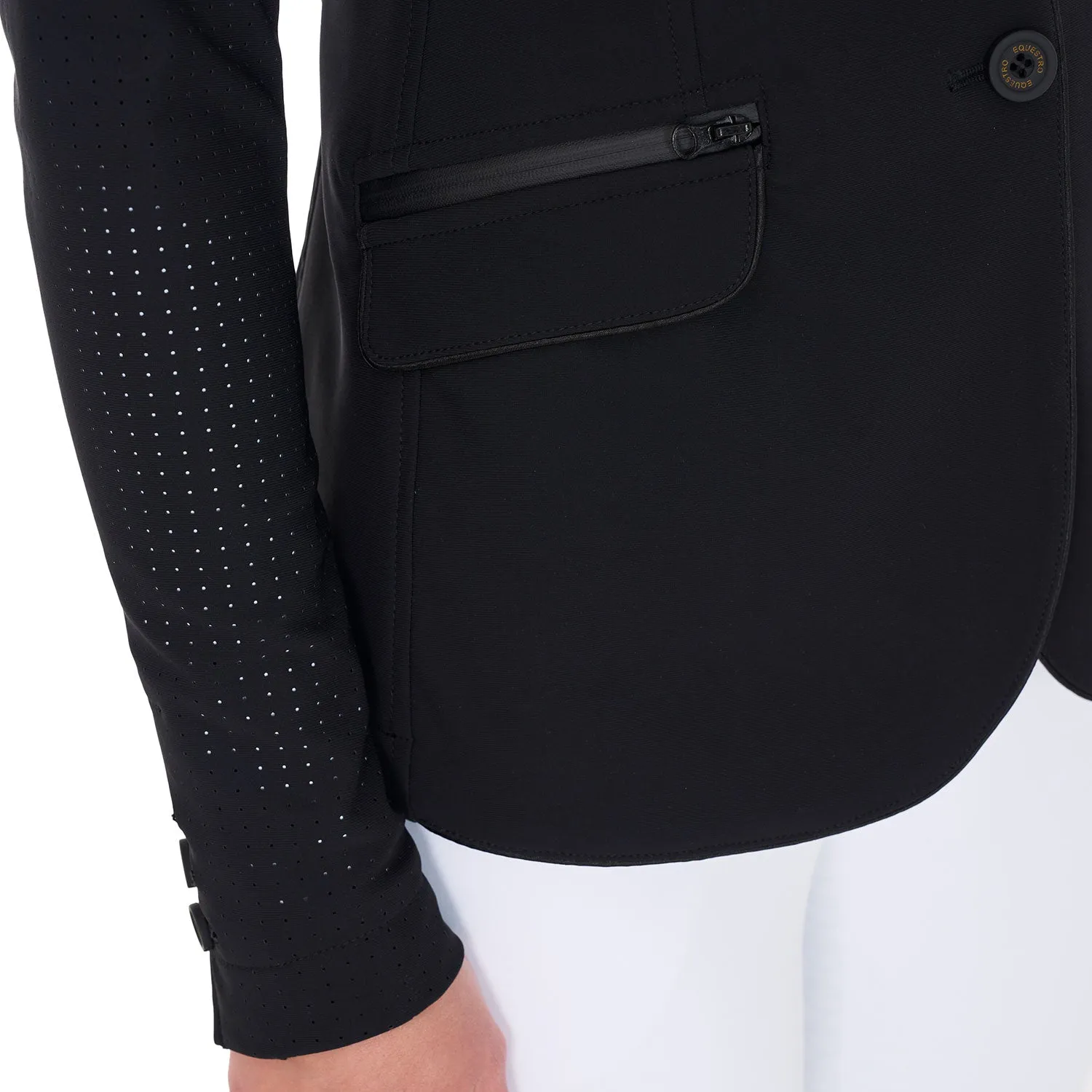 Women's Competition Jacket with Perforated Inserts