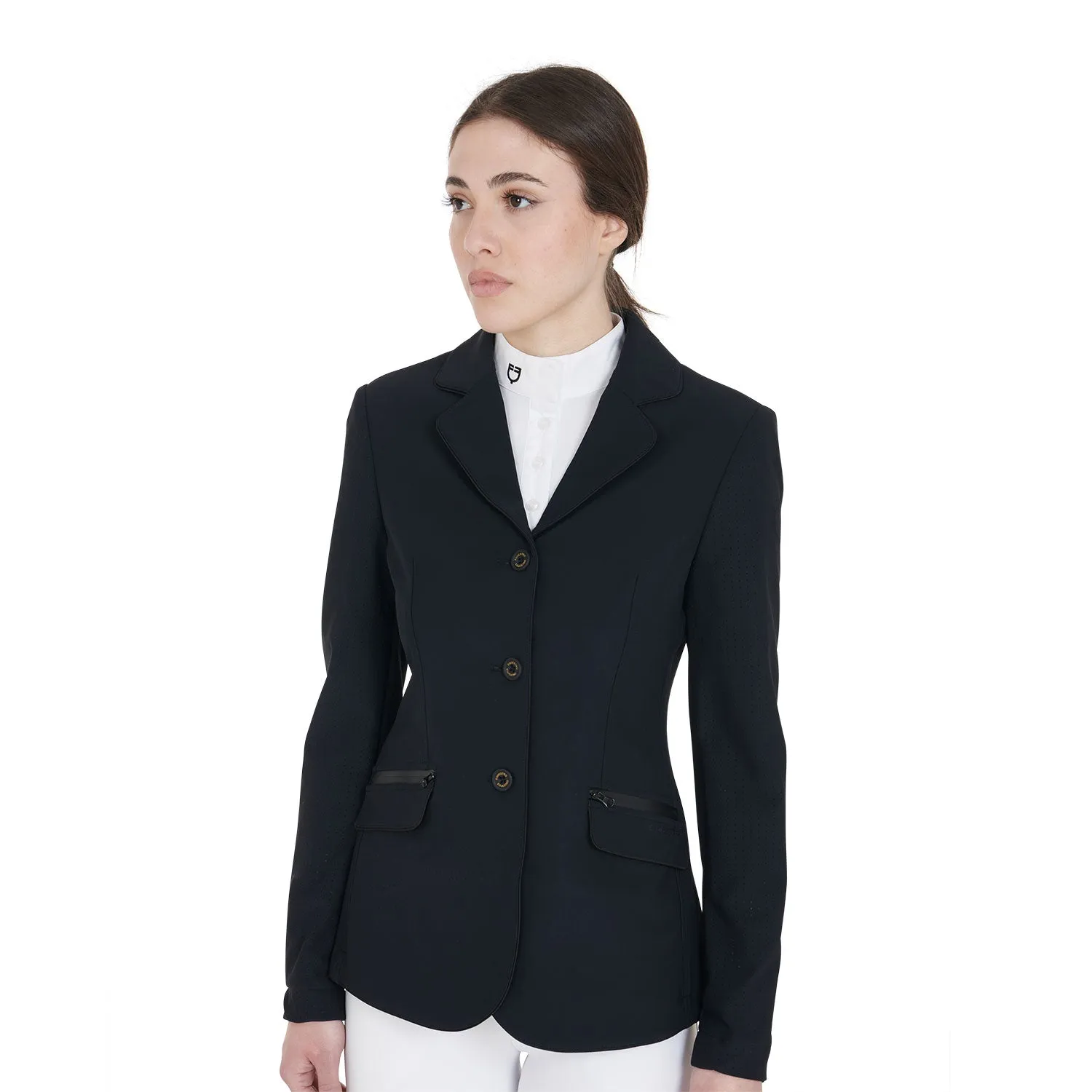 Women's Competition Jacket with Perforated Inserts