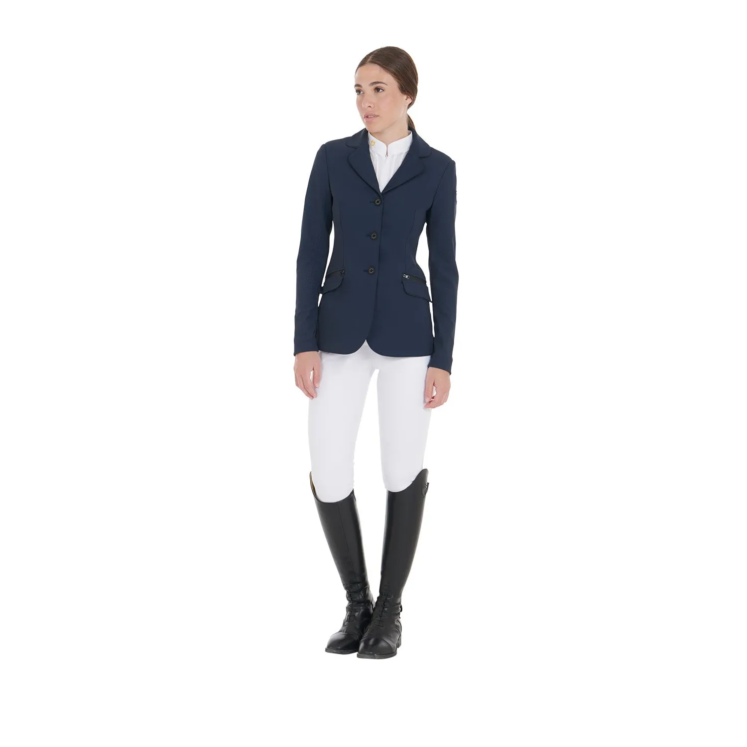 Women's Competition Jacket with Perforated Inserts