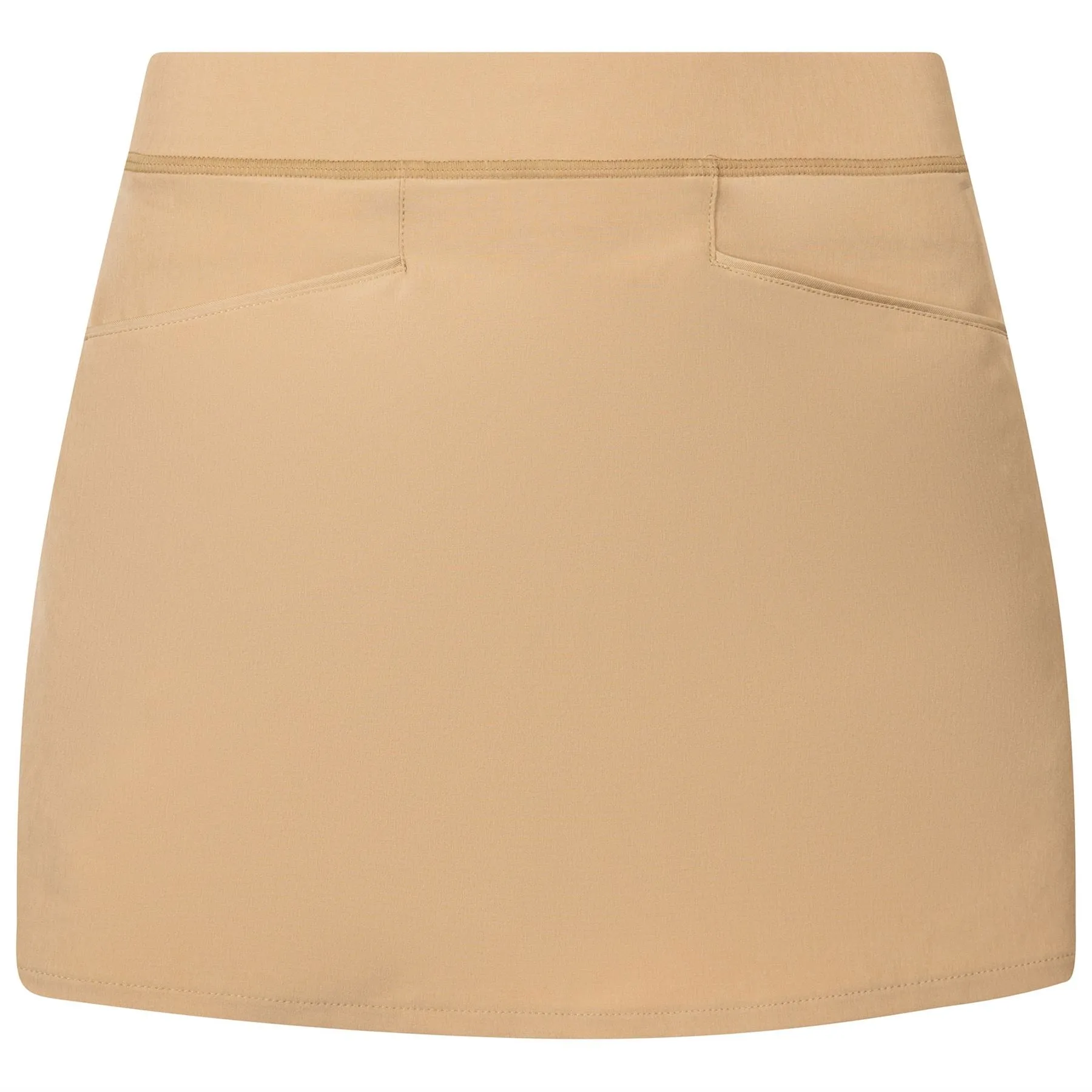 Womens Pleated Four-Way-Stretch Skort Classic Khaki - SS24