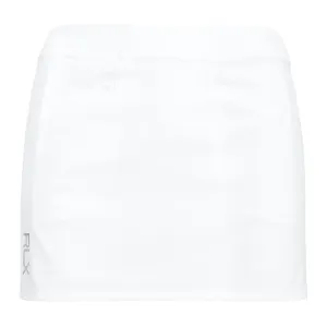 Womens Pleated Four-Way-Stretch Skort Pure White - SS24